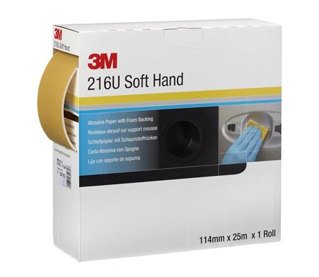 216U Soft Hand Sliprulle Skum 114 Mm X 25 M