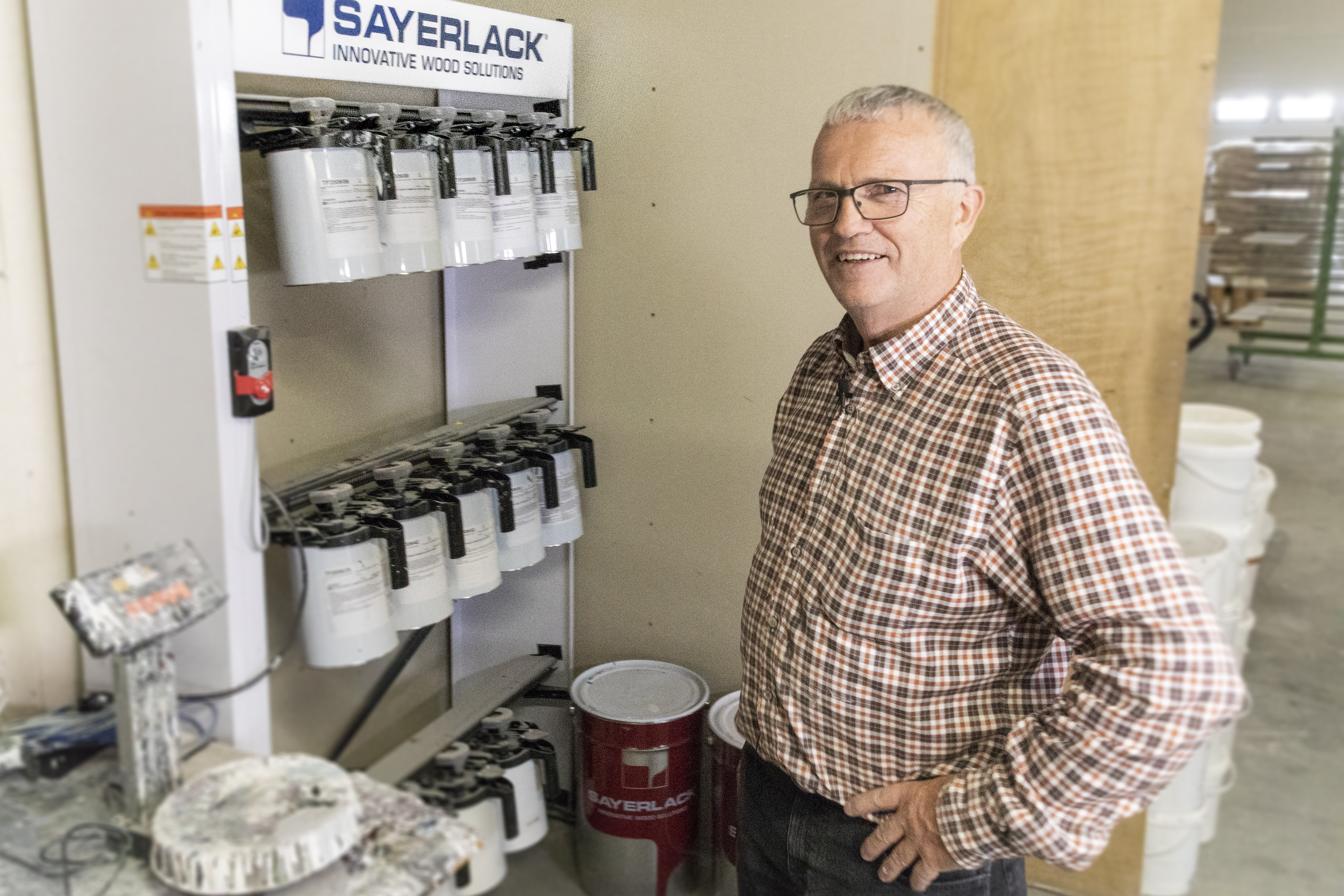 Måla i olika färger utan spill