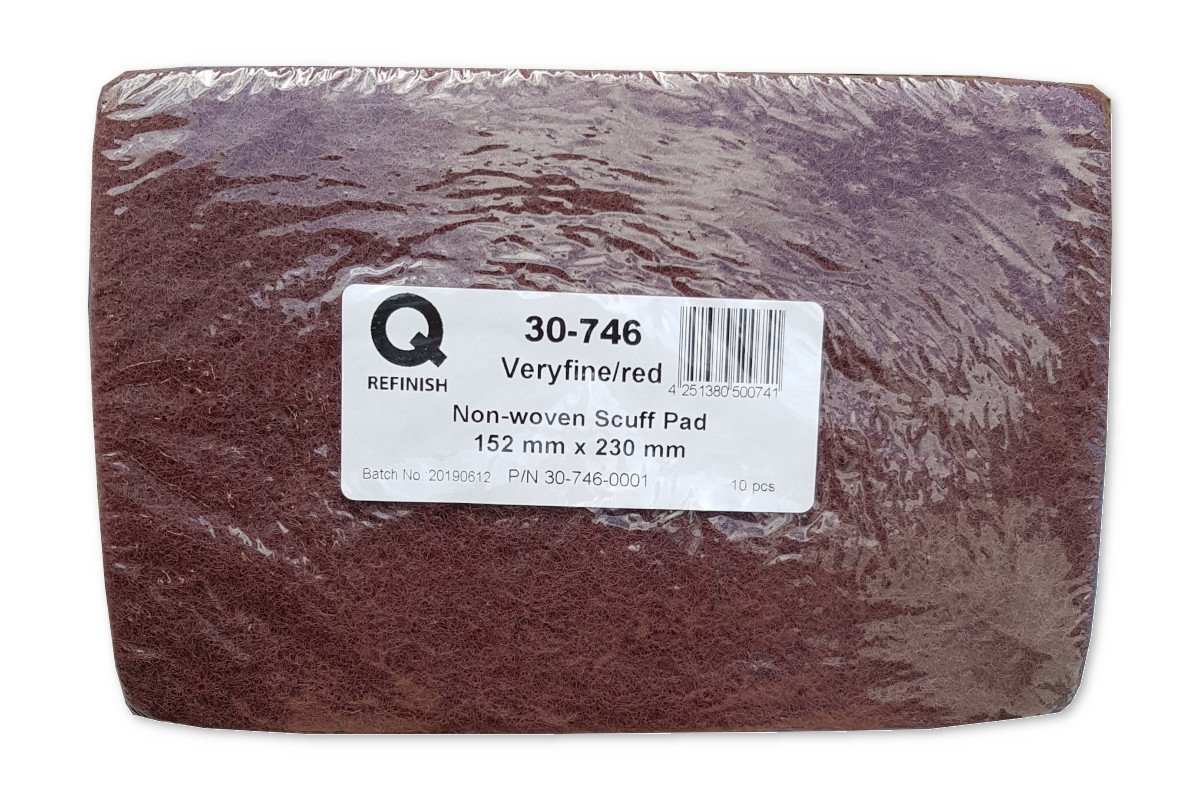 30-746 Slipnylon 152 X 230 Mm Röd Very Fine