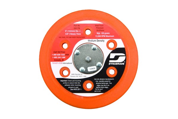 Dynabrade 56178 Vacuum Disc Pad 6H 150mm