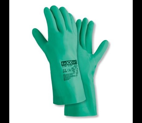 60-780 Nitrilhandskar Grön Lång Chemical Protection Gloves