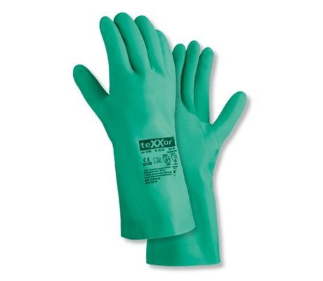 60-780 Nitrilhandskar, Grön, Lång Chemical Protection Gloves