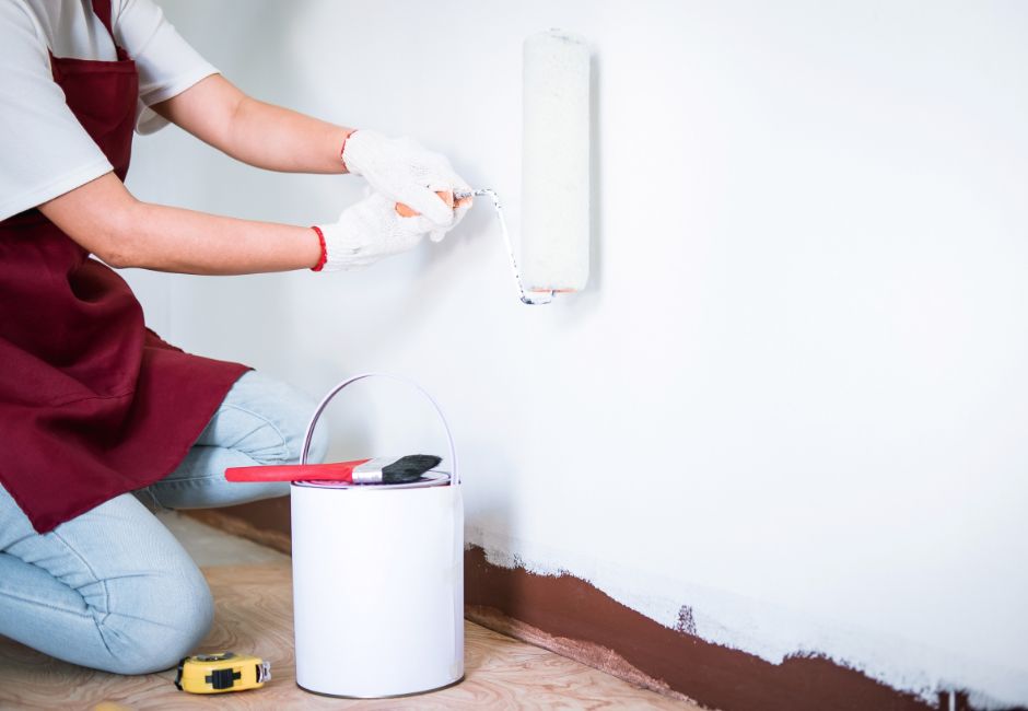 maling glans væg malerrulle