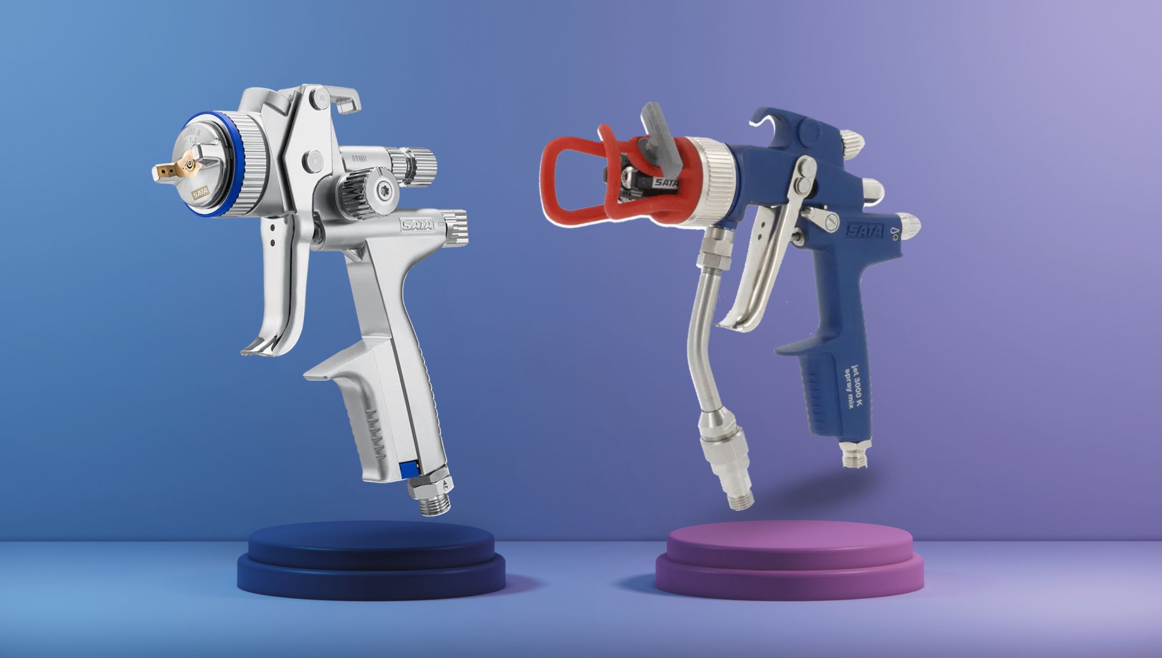 HVLP vs Airless sprutpistoler